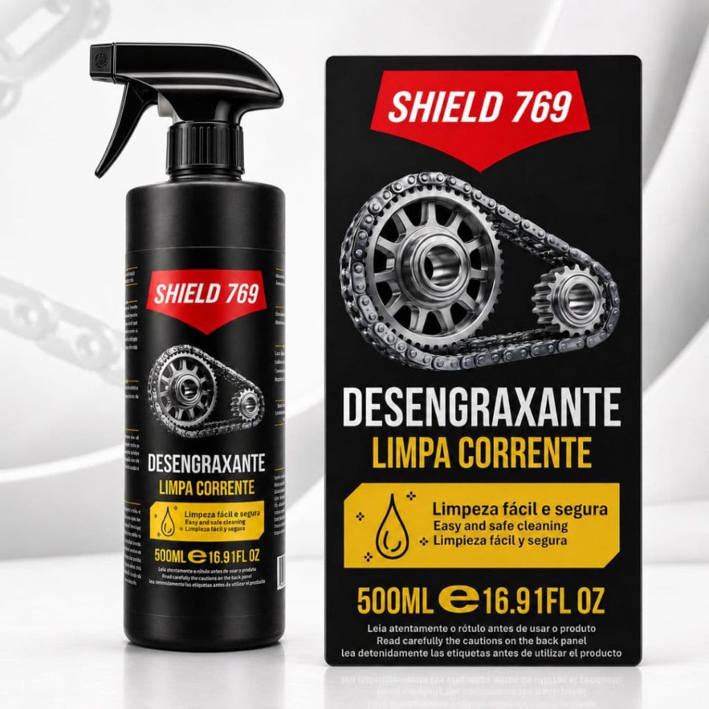 Limpa Corrente  Tira Piche Óleo Graxa - Bike Moto - 500ml Rende 10 Litros - ORIGINAL