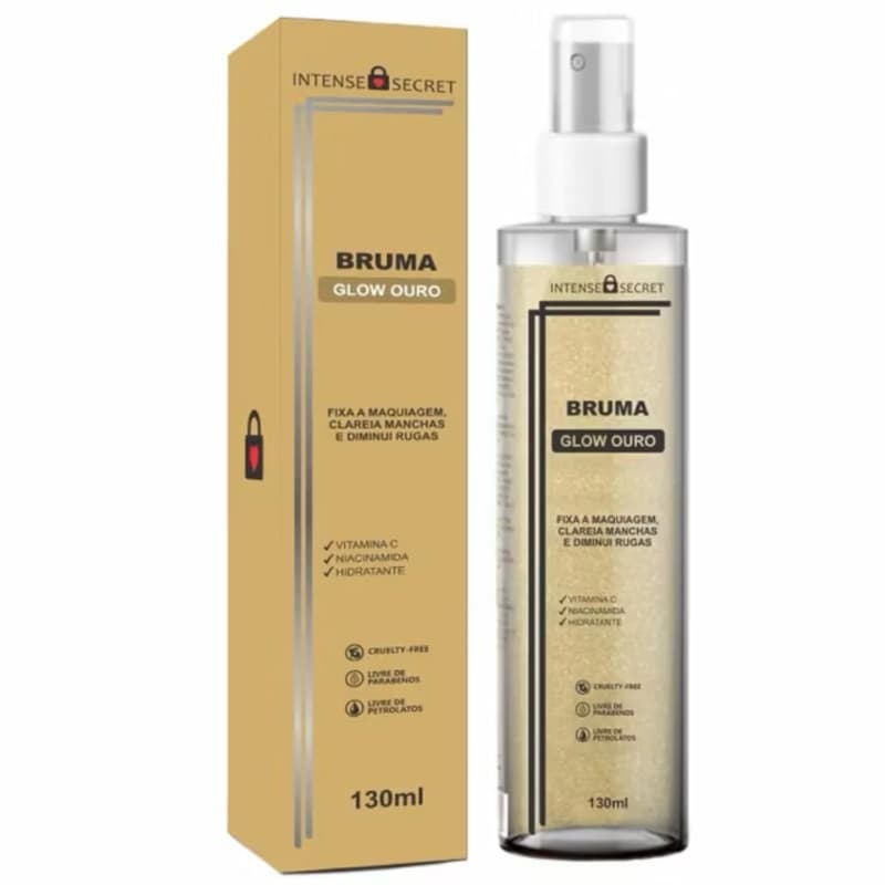 BRUMA FIXADORA GLOW OURO 130 ML