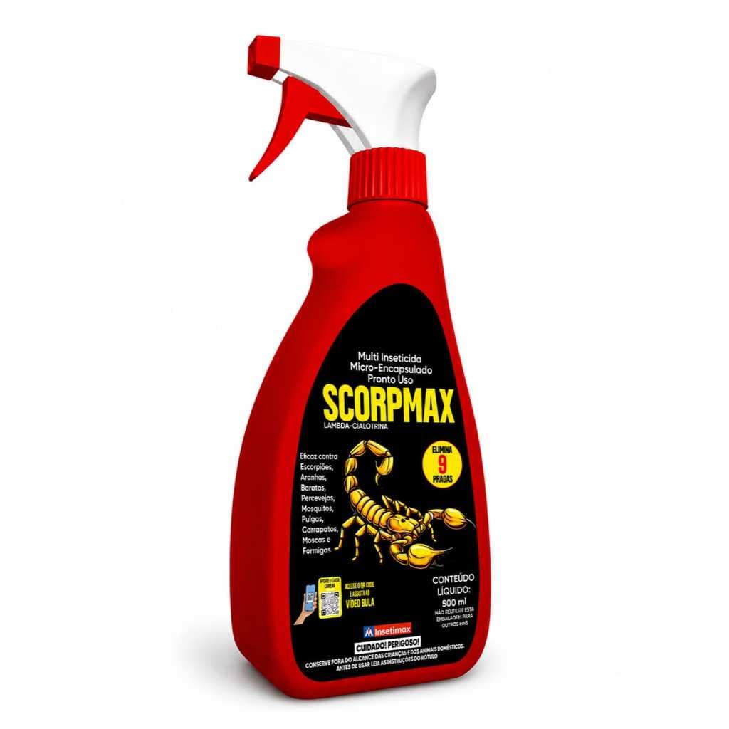 Mata Escorpião Baratas E Carrapatos 500 Ml