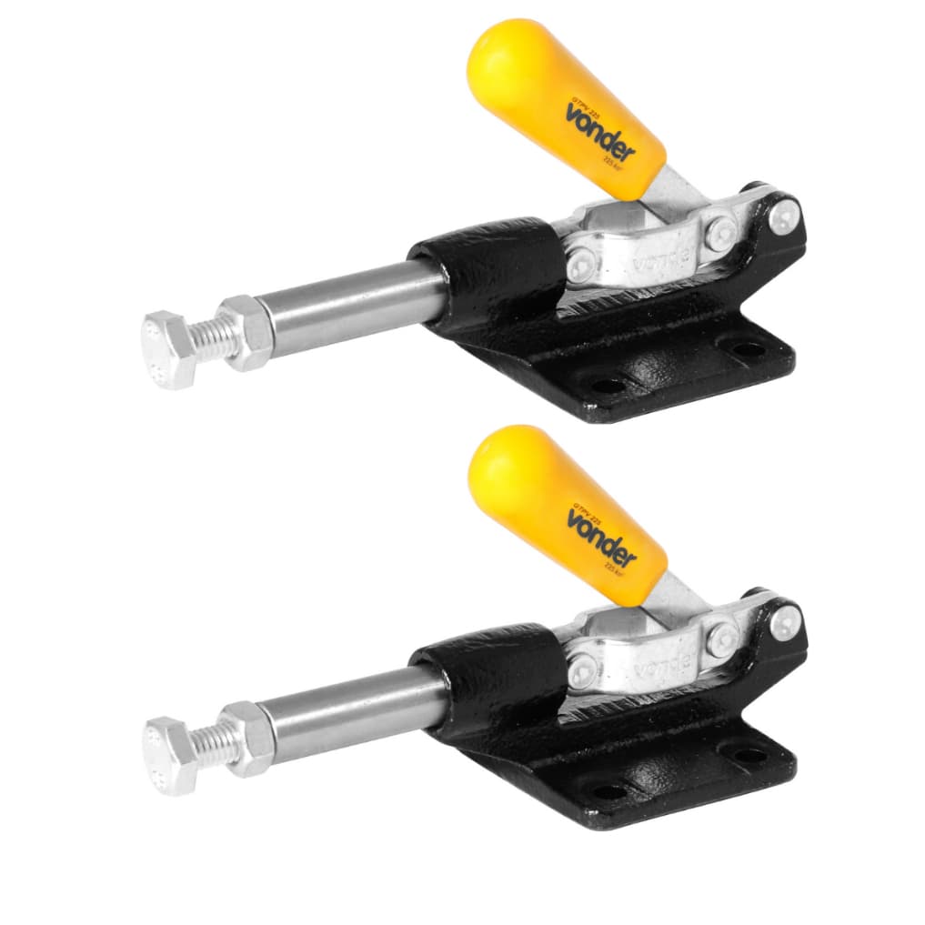 Kit 2 Grampos De Aperto Rápido Tipo Torpedo Gtpv225 - Vonder