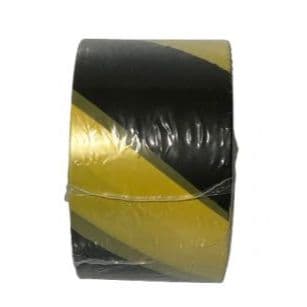 Fita Zebrada para Demarcação de Área | 70mm x 200m | Sem Adesivo | Amarela e Preta