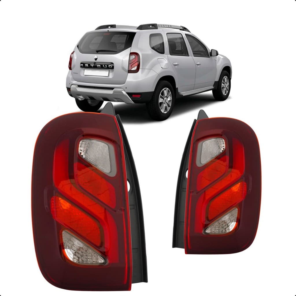 Lanterna Traseira Com LED Renault Duster 16 a 20 DEPO