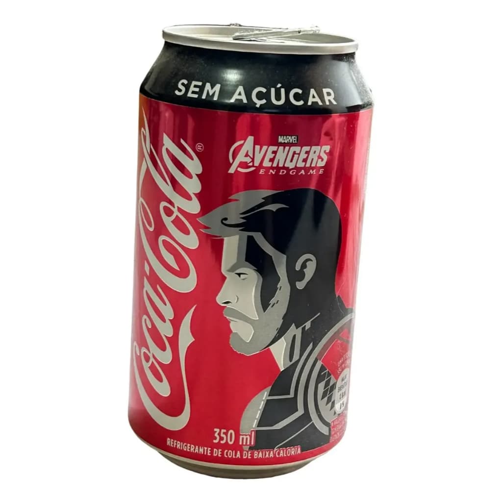 lata coca avengers endgame Thor 350 ml vazia top 2019