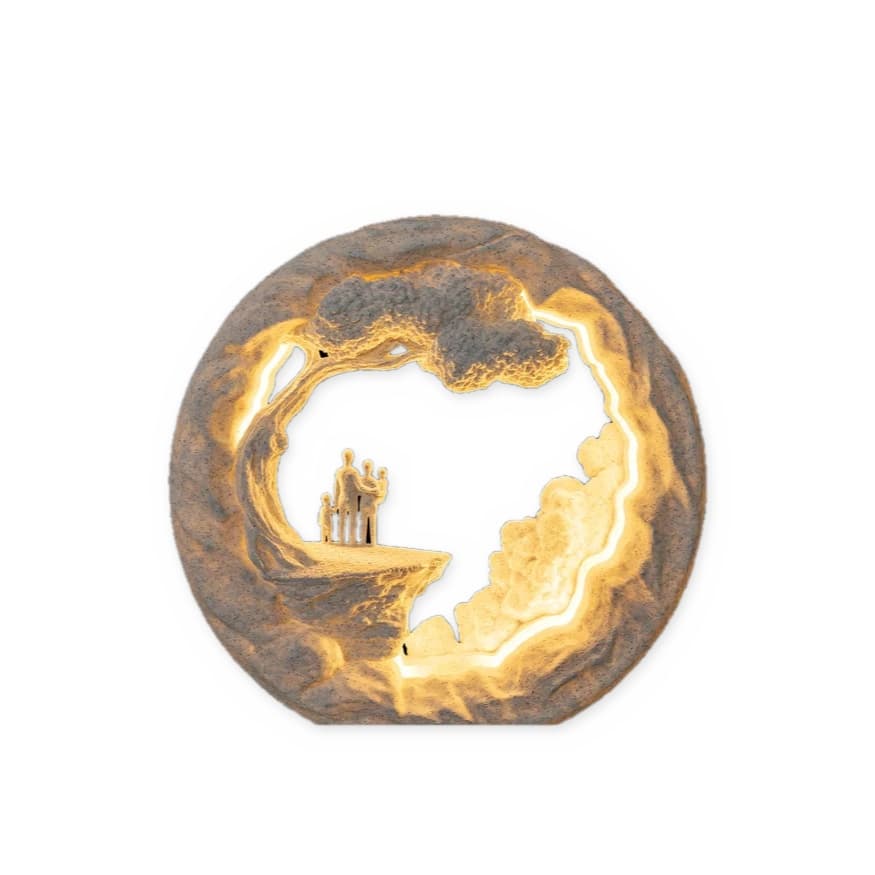 Luminária De Mesa Led Abajur Decorativo Árvore Familiar