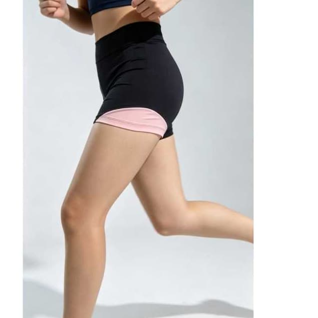 kit 3-2- 1 short legging suplex academia  moda fitness  cintura alta  p m g gg 46