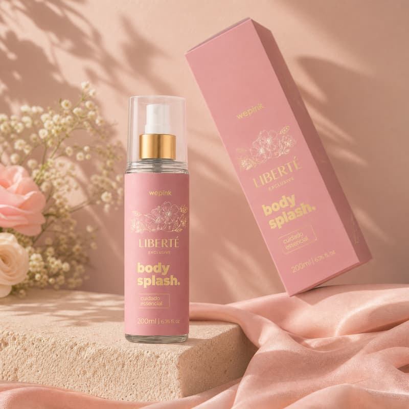 Body Splash Liberté Wepink 200ml Feminino Cheiroso Perfume Corporal
