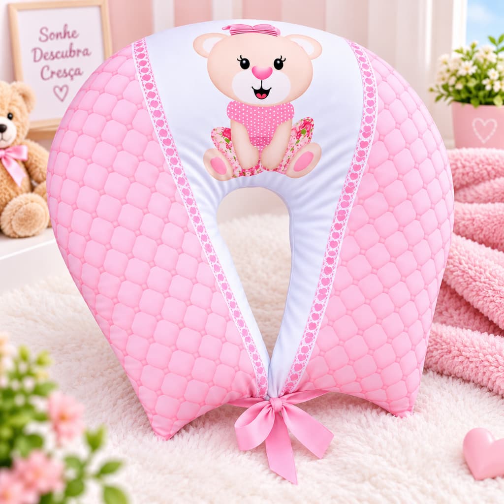 Almofada Para Amamentação Sublimada Luckbaby