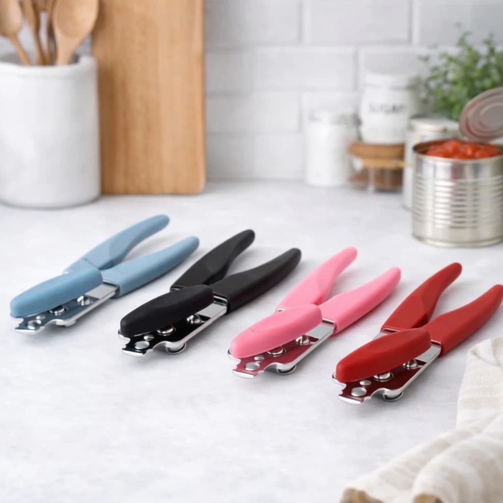 Abridor de Latas Manual Colorido Oikos – Abridor de Lata de Cozinha Resistente e Prático