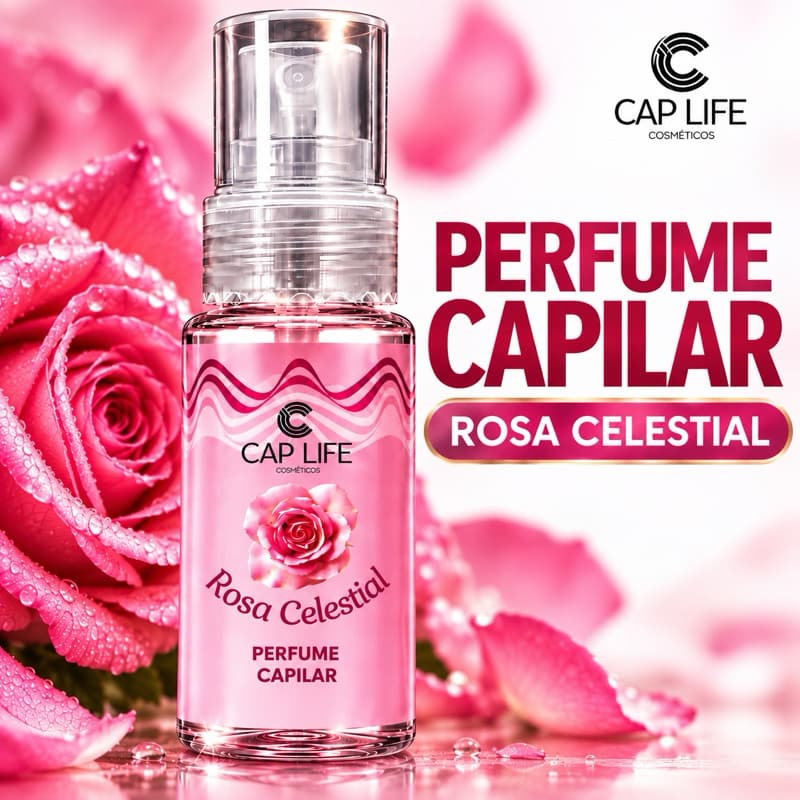 Perfume Capilar P/ Cabelo Feminino C/ Brilho Anti Frizz Hair Body Splash Capilar