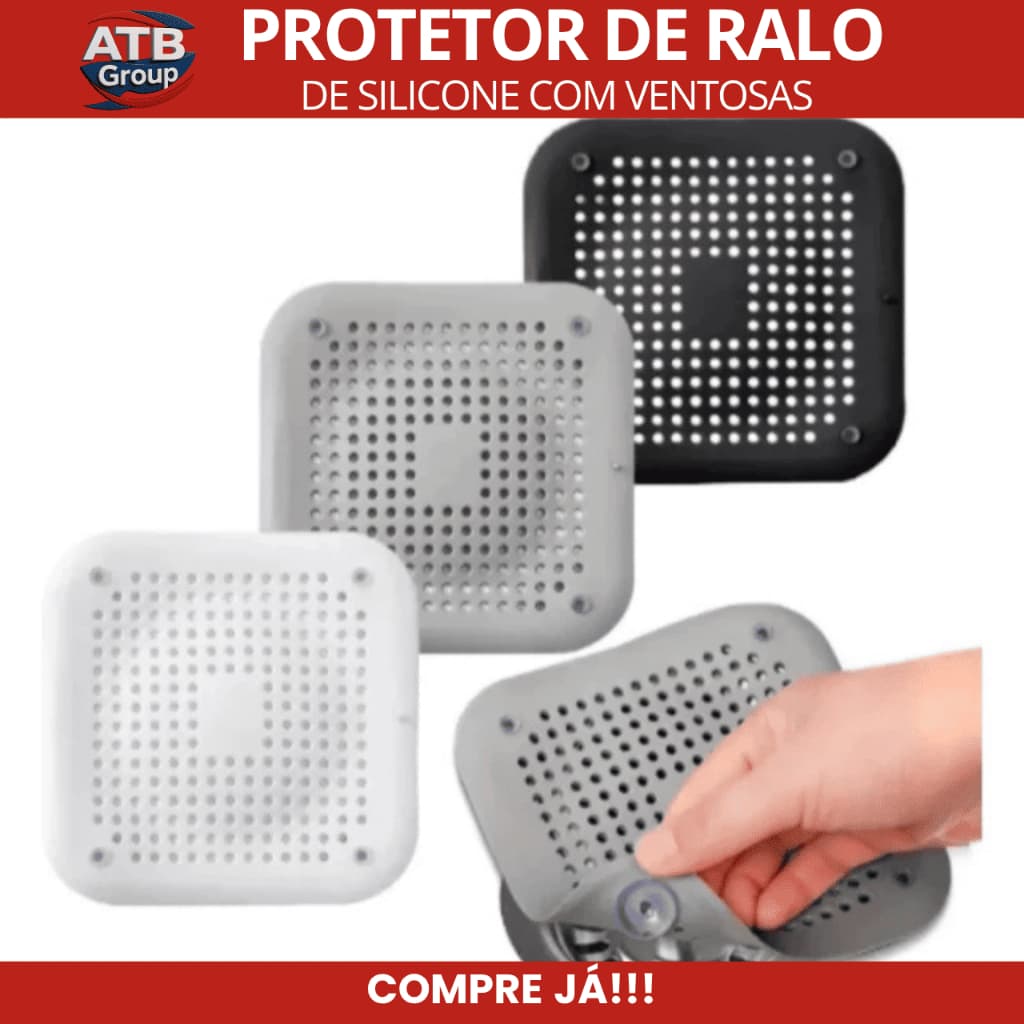 Tampo de Ralo de Silicone Protetor de Ralo para Banheiro, Filtro de Ralo para Banheiro