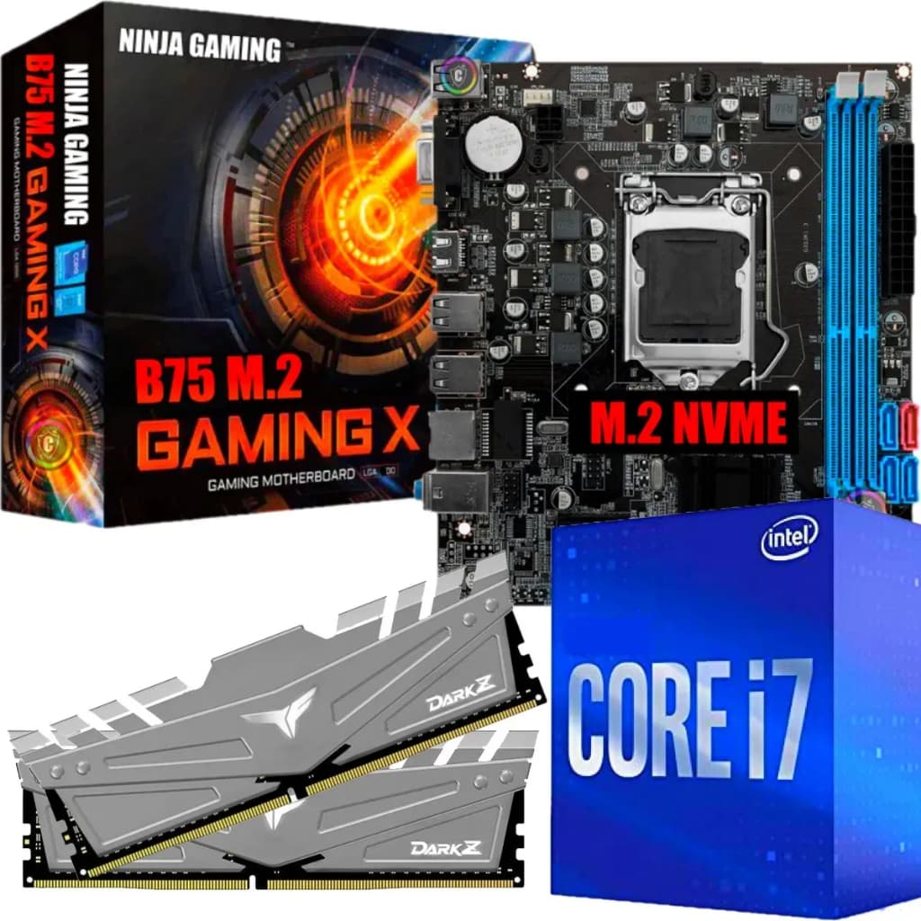 KIT UPGRADE GAMER - INTEL I7 3.8GHZ, PLACA MÃE, 16GB RAM