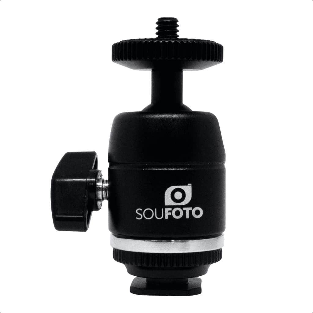 Mini Ball Head 360° Versátil Para Câmera LED Microfone Tripé Ajuste Rápido Sou Foto