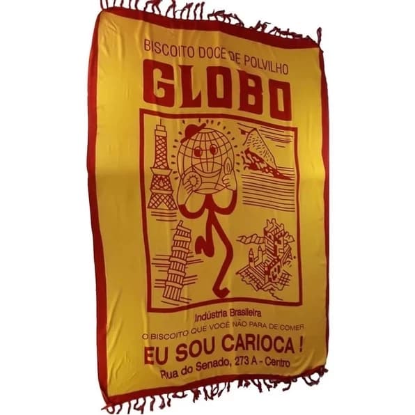 Canga de Praia 100% Viscose - Biscoito Globo Doce 1,70 x 1,10