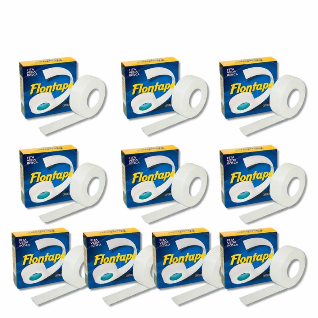 Kit Fita Veda Rosca 5m/10m/25m Para Torneiras E Hidráulica Em Geral