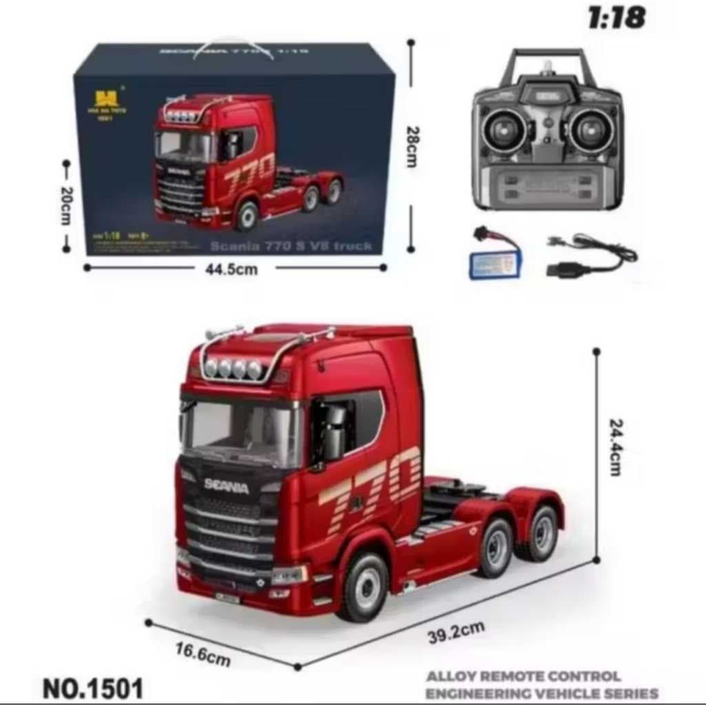 Caminhão Huina 1501 Modelo Scania 770s Rc