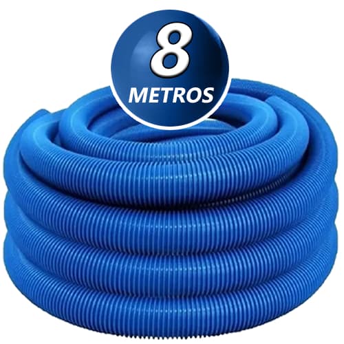 Mangueira para piscina flexivel e flutuante com 8 metros