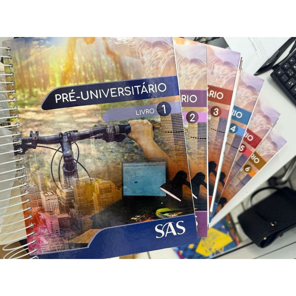 Coleção Livro SAS Pré-Universitário Enem - Vestibular 2019 - 6 volumes NOVOS