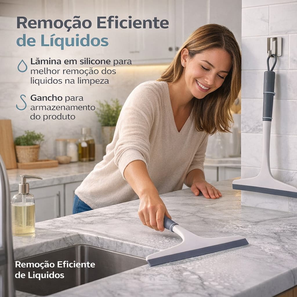 Rodo de Pia Cozinha Multiuso FLOW Bege OU Martiplast