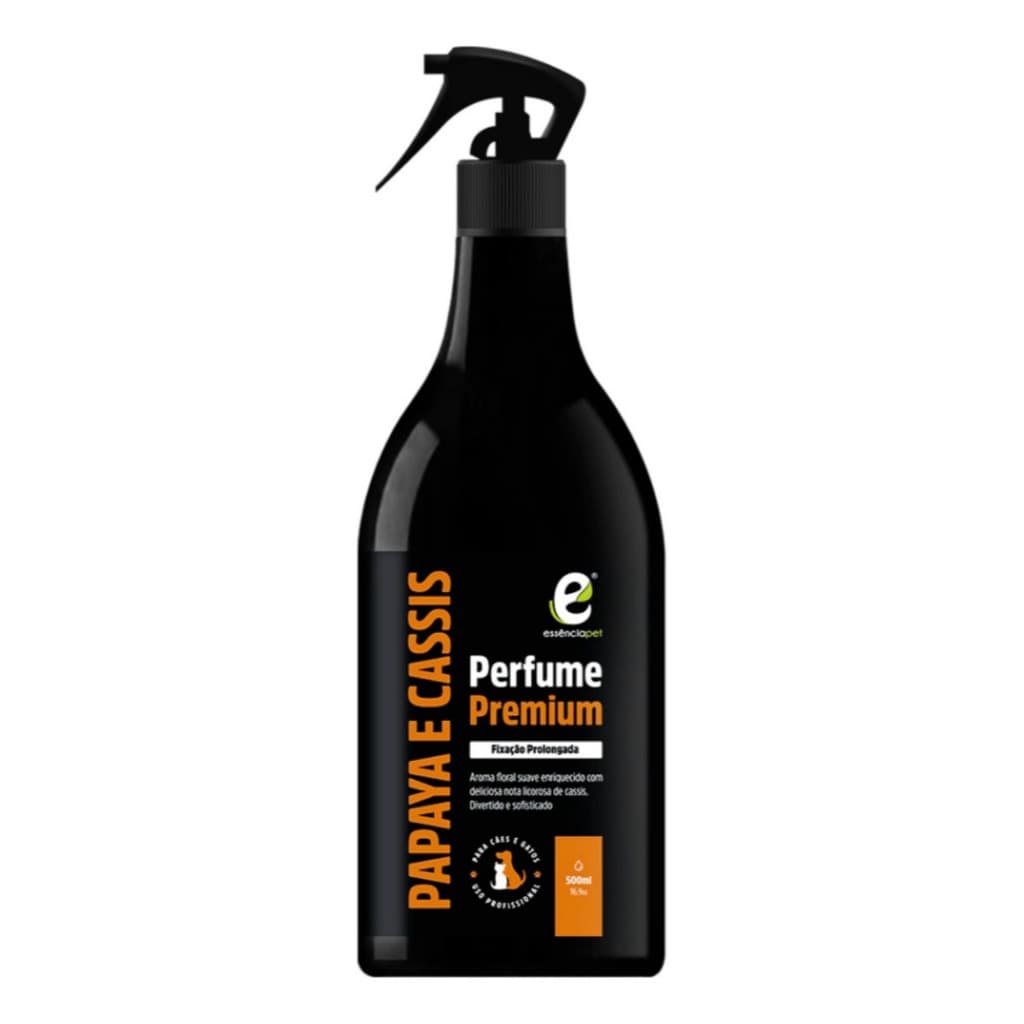 Perfume Pet para Cães e Gatos Banho e Tosa Essencia Pet Papaya e Cassis 500 ML