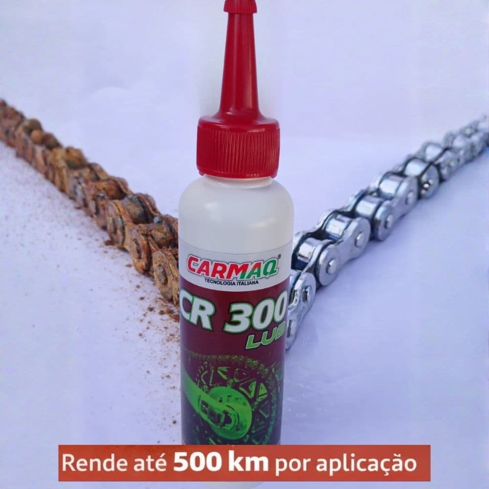 Kit 3 Lubrificante para Corrente CR 300 Premium 55ml – Alta Performance, +500km, Repele água e pó, Não Respinga