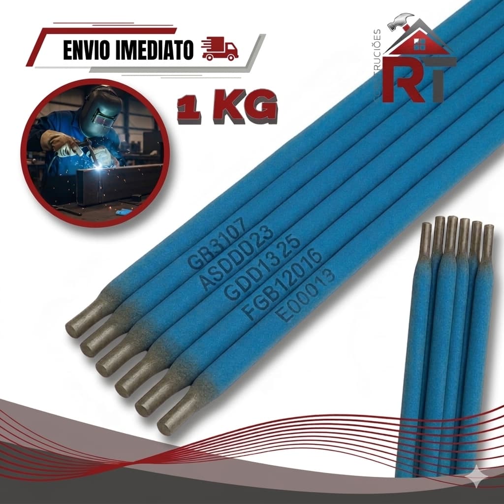 1KG Eletrodo Azul Revestido 6013 2,5mm Profissional