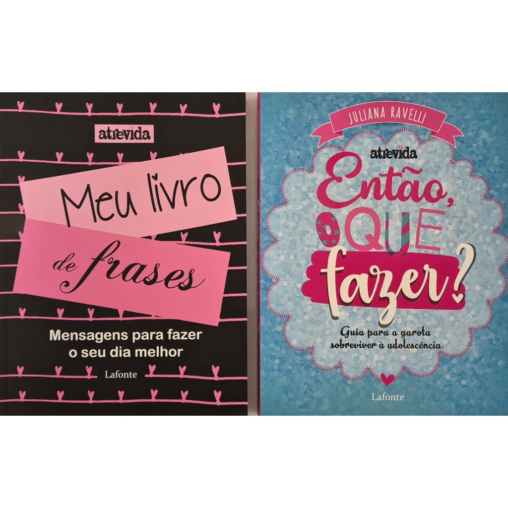 Kit 2 Livros Infantojuvenis: Meu Livro de Frases e Então, O Que Fazer?