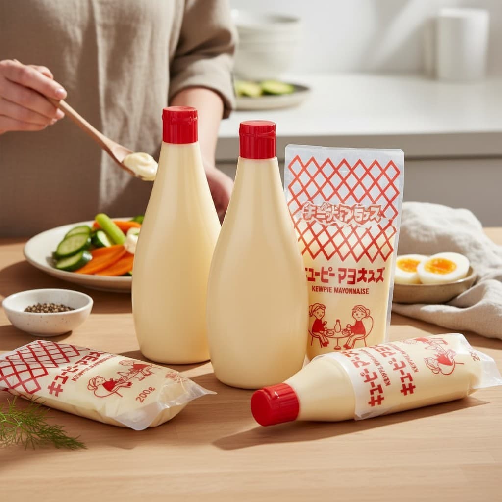 Kewpie Maionese Oriental até 800g Temperada Especial Para Comida Japonesa Sushi Oriental Japão