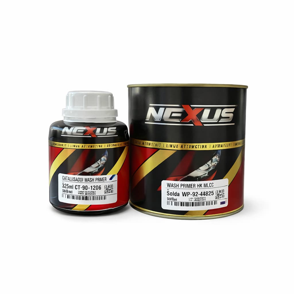 Wash Primer NX Preto Fosco Vinílico 600ml + Catalisador 300ml Nexus
