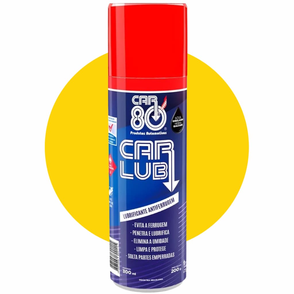 Car Lub Lubrificante Antiferrugem Desengripante Car80