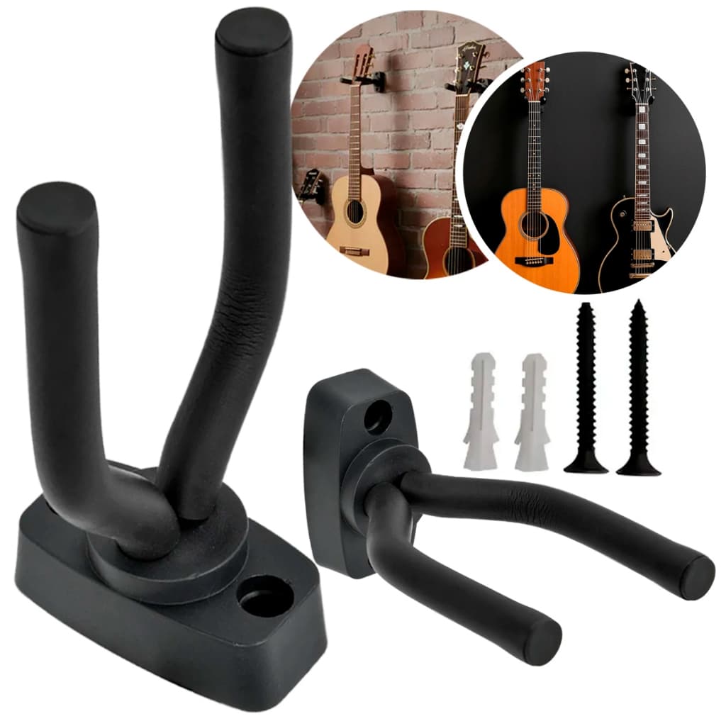Gancho Suporte Parede Violão Guitarra Baixo Ukulele