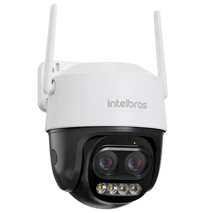 Câmera IP Wi-Fi Mini Speed Dome iM7+ Zoom Full Color Intelbras 1080p Inteligente 360°