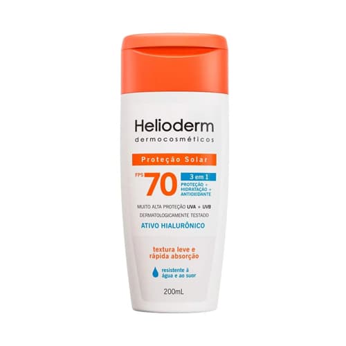 Protetor Solar Corporal Helioderm FPS 70 3 em 1 200ml