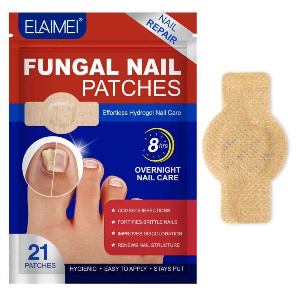 Patches Antifúngicos para Micose nas Unhas 21 Adesivos Invisíveis Tratamento Prático para Unhas