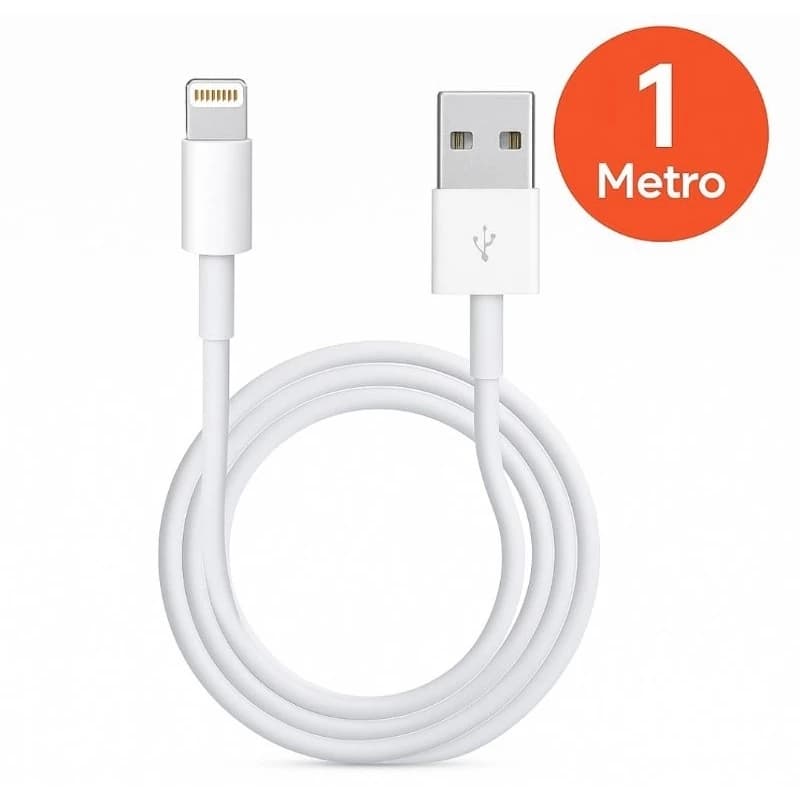 Cabo Iphone Original Lightning 1 Metro Carregamento Rápido modelos IOS 5 ao 14