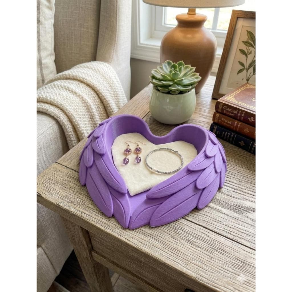 Coração com Asas Decorativo – Enfeite Romântico para Decoração ou Presente