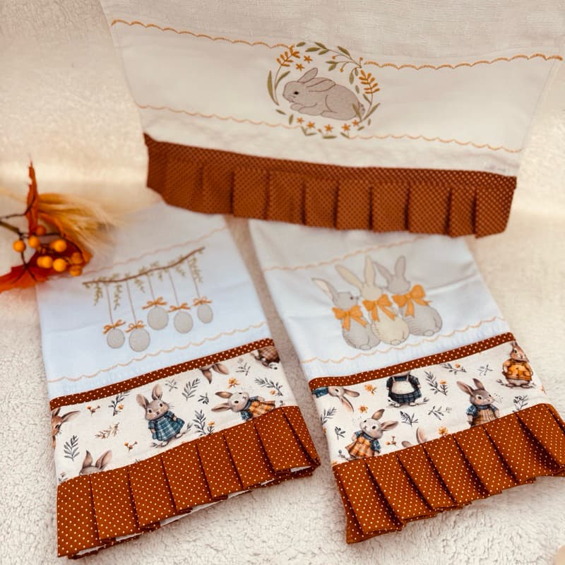 Kit com 3 Panos de copa