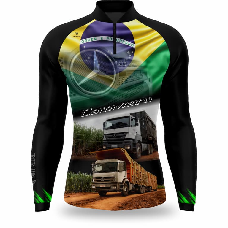 Matreiro Camiseta UV Canavieiro SP Manga Long Proteção Solar