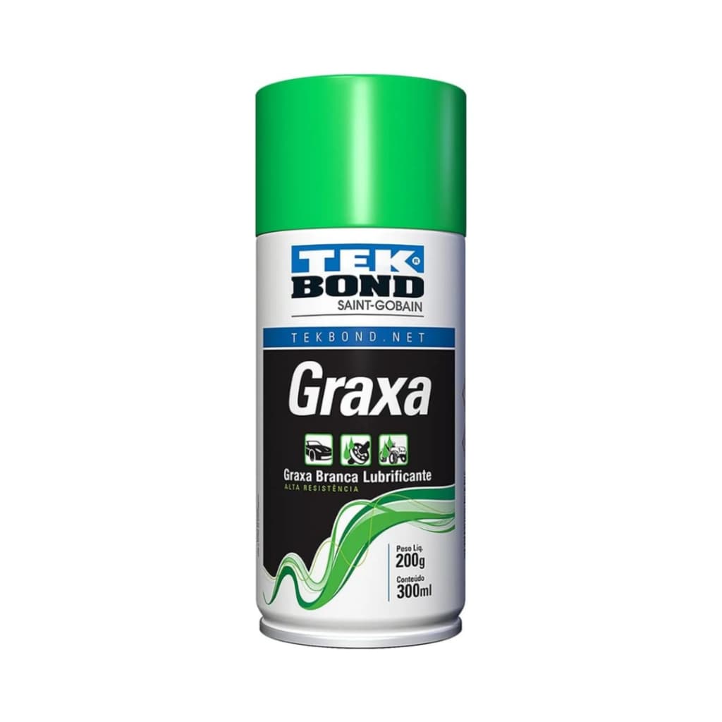 Graxa Spray Branca 300ml/200g - TekBond