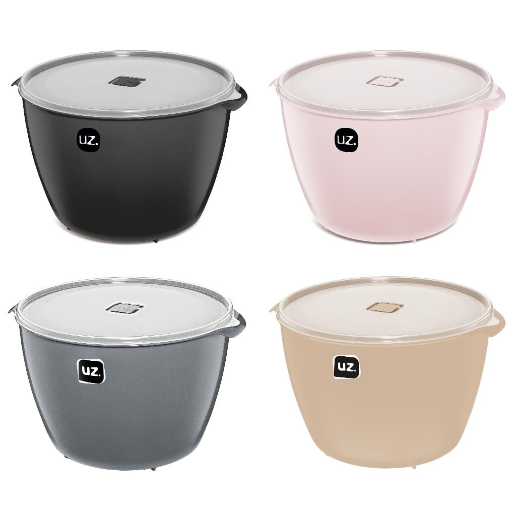 Lindo e Prático Pote Multiuso Premium 10 Litros ou 1,5 ou 5,5 Litros Em Polipropileno - Uz