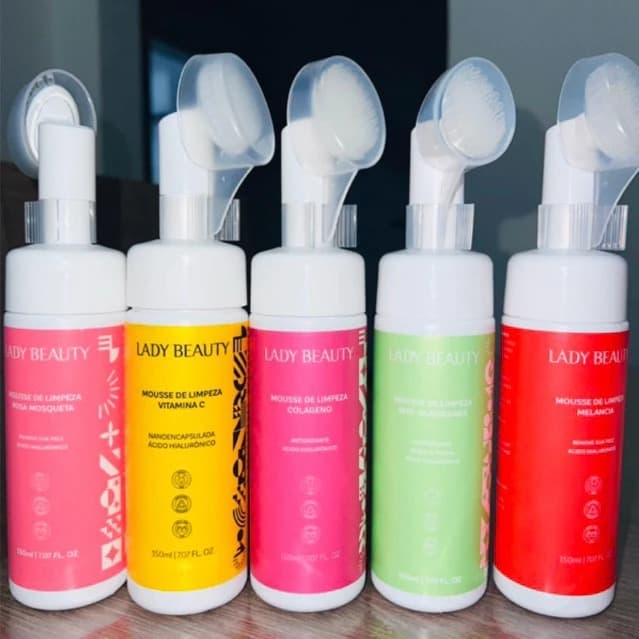 Mousse de Limpeza Facial Lady Beauty 150ml