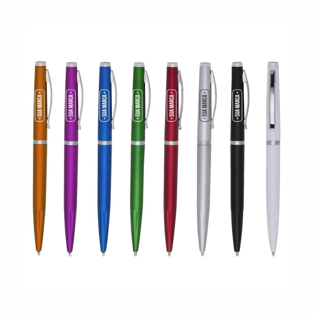 200 Canetas 608 PERSONALIZADA COM SUA LOGO