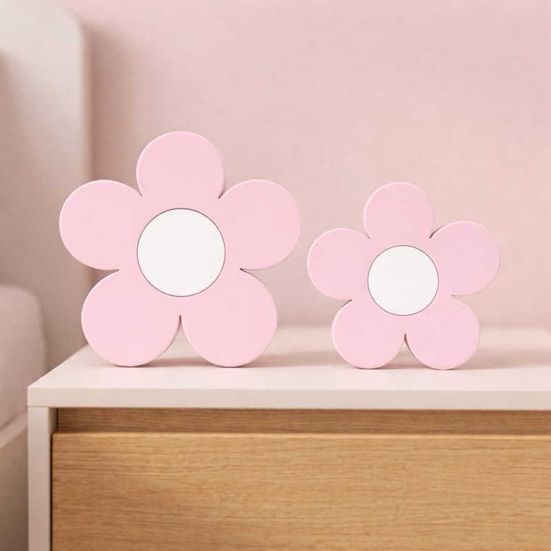 Kit Flor Decorativa 3D | Decoração Quarto Infantil Bebê | Enfeite Delicado Moderno