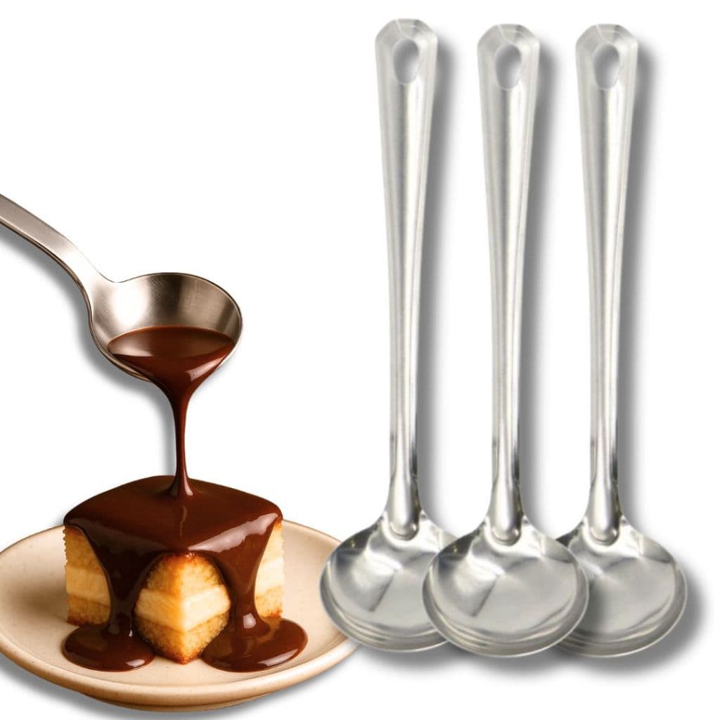 Mini Concha De Inox Para Calda de Chocolate Salada Sorvete Doce Páscoa Sorveteria Restaurante Buffet