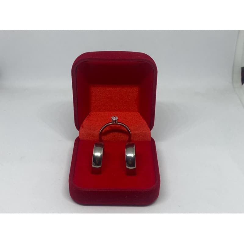 💍 Kit de Alianças + Anel Solitário 💍