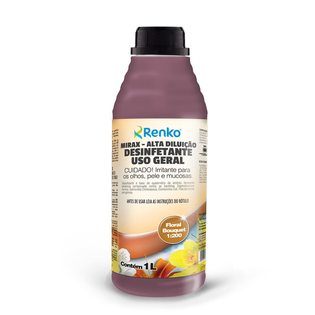 Mirax Alta Diluição Floral 1L Original Renko