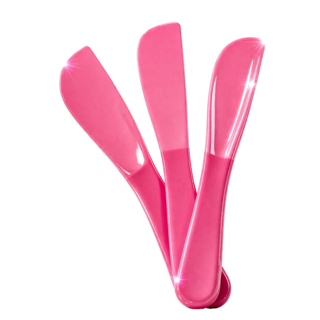 Kit 3 Espátulas de Plástico Multiuso