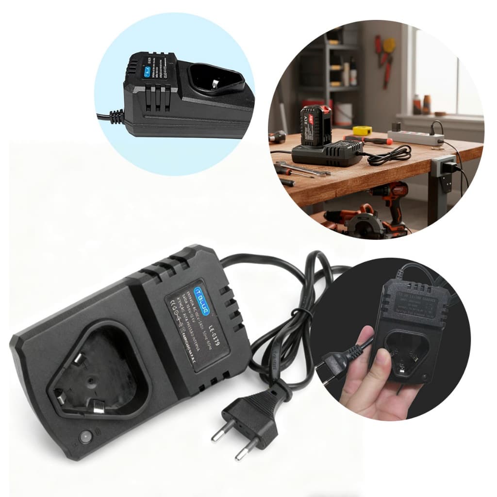 Carregador Portátil 12V Bivolt Automático Seguro e Prático Uso Profissional