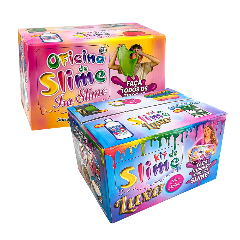 Kit Combo Kit Oficina de Slime + Kit Luxo Isa