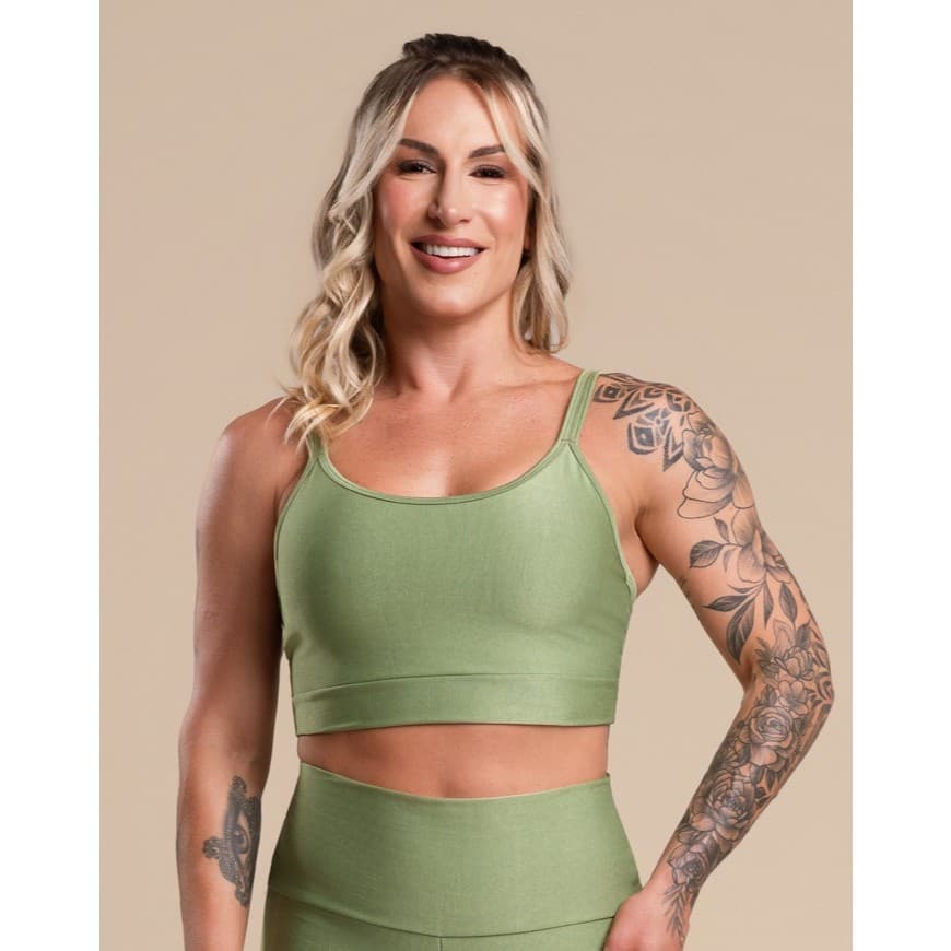 Top Fitness Feminino Cropped Alcinha Tecido Canelado Academia Treino Tecido Leve RIQ Modas