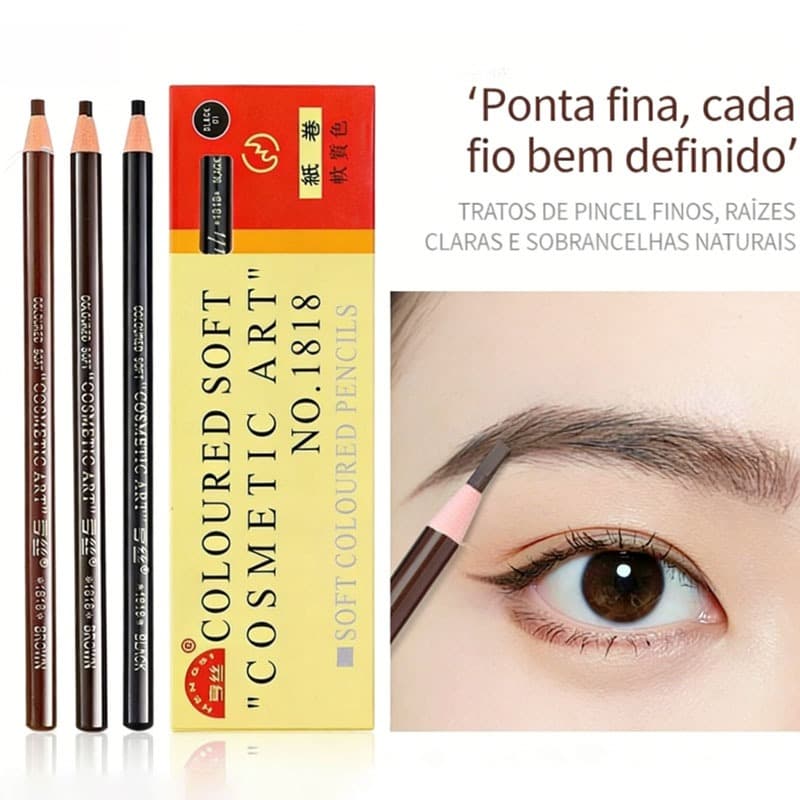 Lapis Dermatografico Para Sobrancelhas Coloured Soft 1818 Cosmetic Art